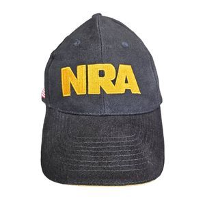 NRA Embroidered Black Hat